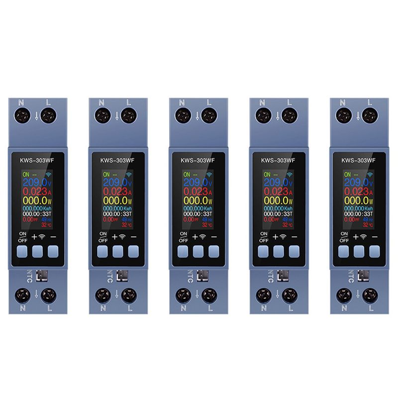 Energy Meter Din Rail Wifi - BHBD-5X TUYA WIFI Energiezähler für DIN-Schienenmontage,