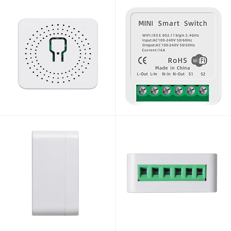 Smart Plug Mini Alexa Google - WLAN Mini Smart Switch 16A DIY