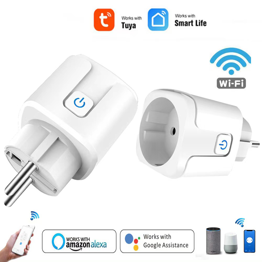 Smart Socket 16A Tuya App - EU 16A/20A Smart-Steckdose mit WLAN und