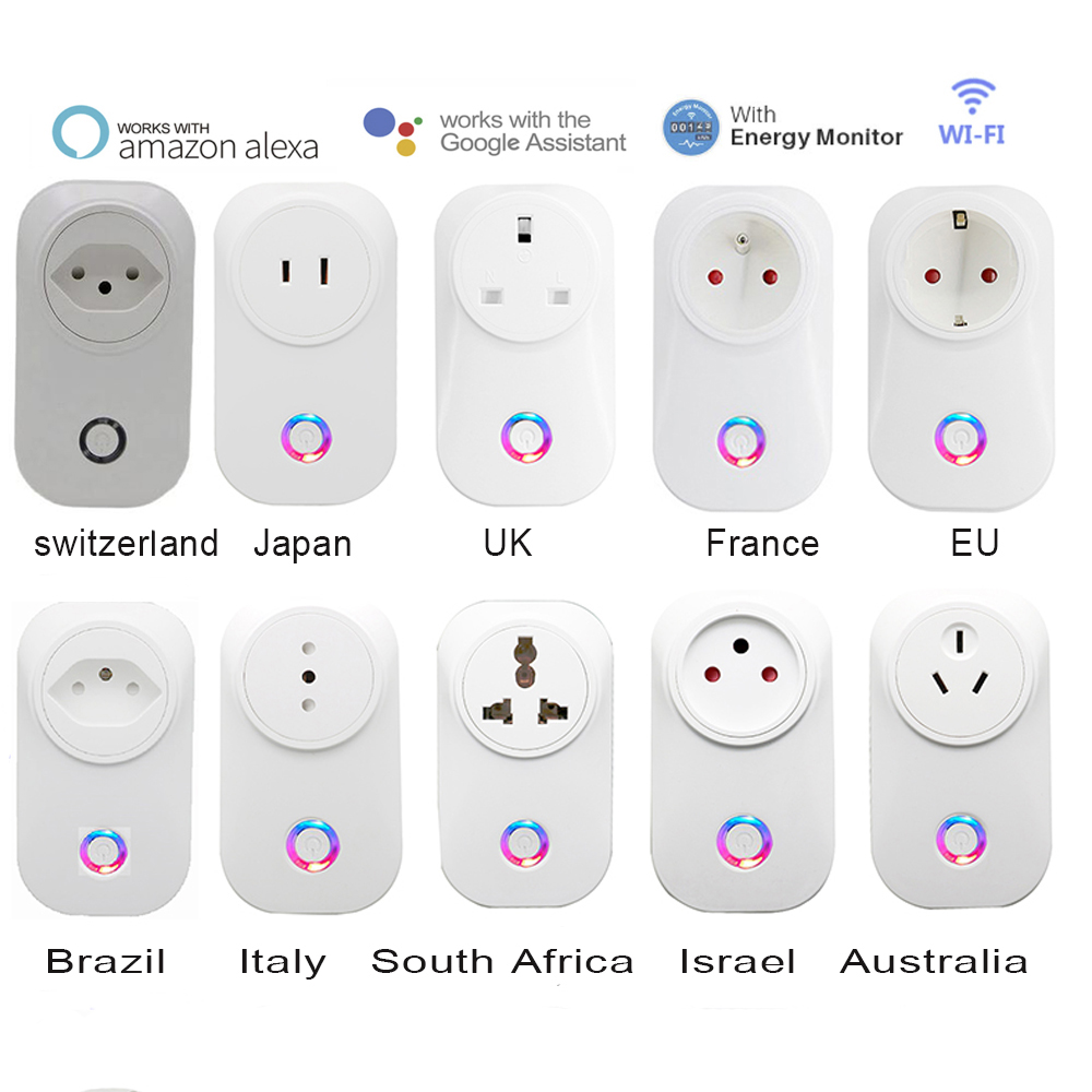 Smart Plug Energy Monitoring Wifi - Smart life wifi smart socket stecker