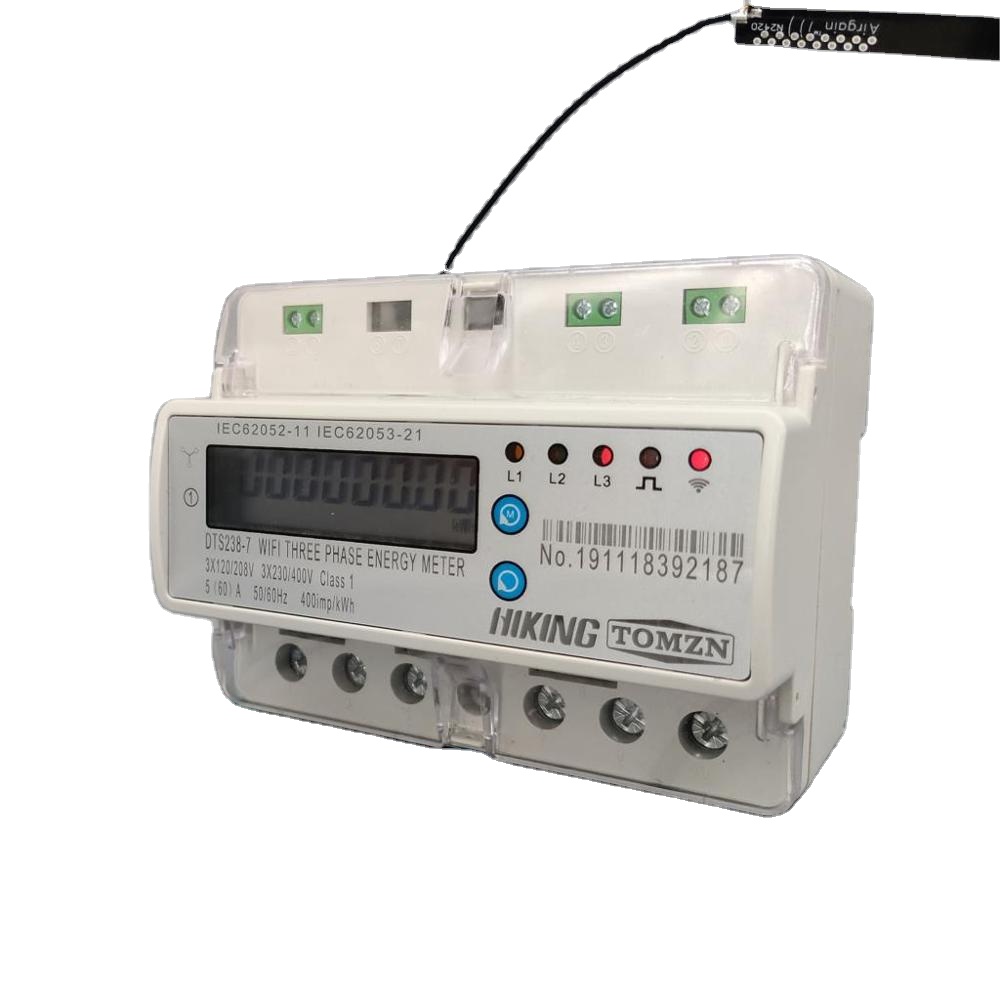 Energy Meter Din Rail Wifi - 3 Phase 60A Fernbedienung Wifi Smart