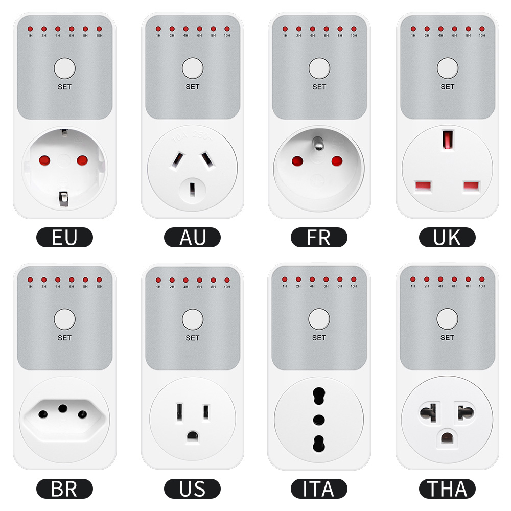 Smart Socket With Timer Countdown - Elektronisches Watt meter 10-Stunden-Timer-Schalter-Steckdosenstecker Intelligenter Countdown-Zeit