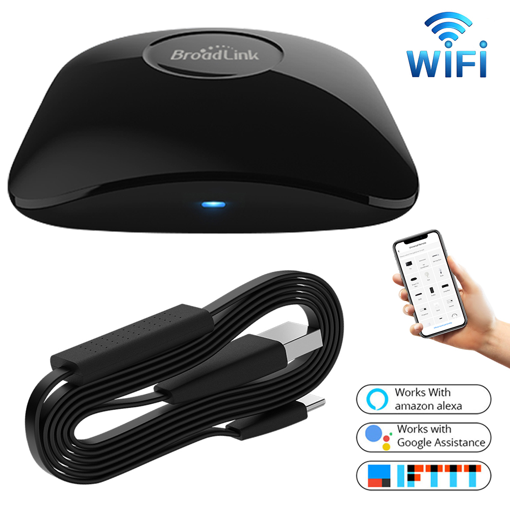 Smart Plug Mini Alexa Google - BroadLink RM4 Pro IR WiFi RF-Schalter