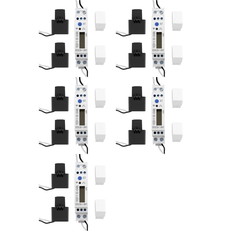 Energy Meter Din Rail Wifi - 【NOW SAVE】5X 2Phase 3Draht 110V+110V 100A