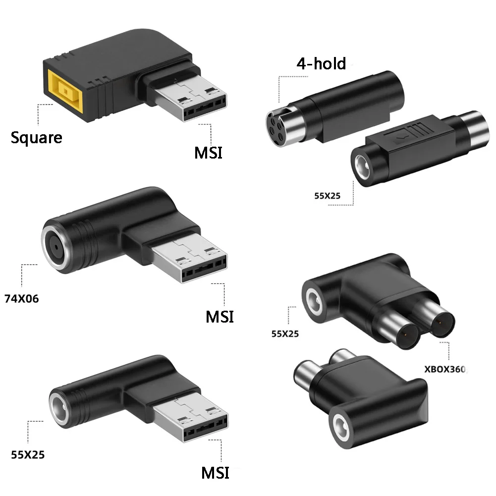 Smart Plug Matter Thread - DC Square DC7,4*5,0mm auf MSI 8P