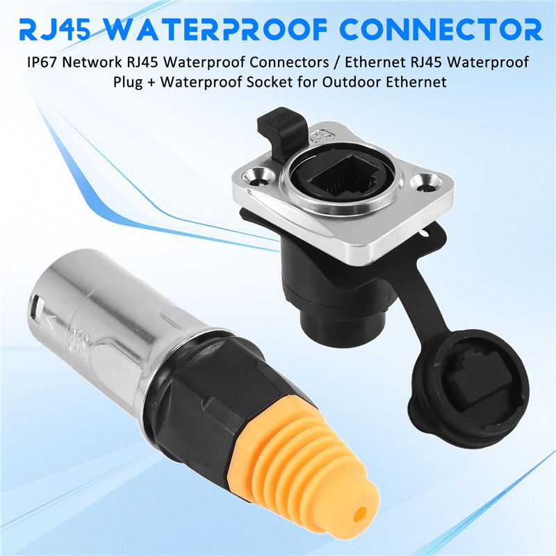 Smart Plug Outdoor Waterproof - Smart-IP67 Netzwerk-RJ45-wasserdichte Steckverbinder / Ethernet-RJ45-wasserdichter Stecker