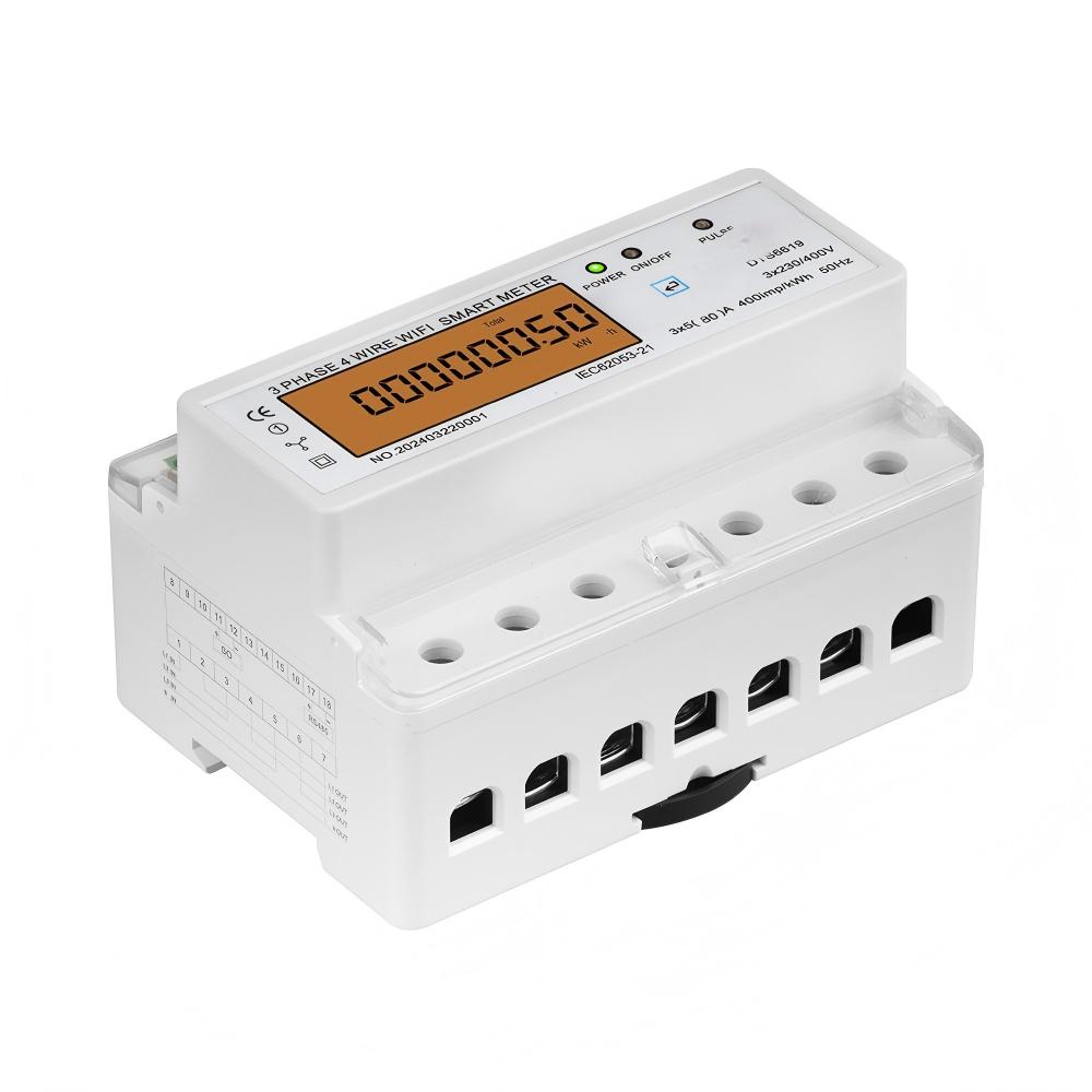 3-Phasen 4-Draht WLAN Smart En – Energy Meter Din Rail Wifi Bewertung und Preis