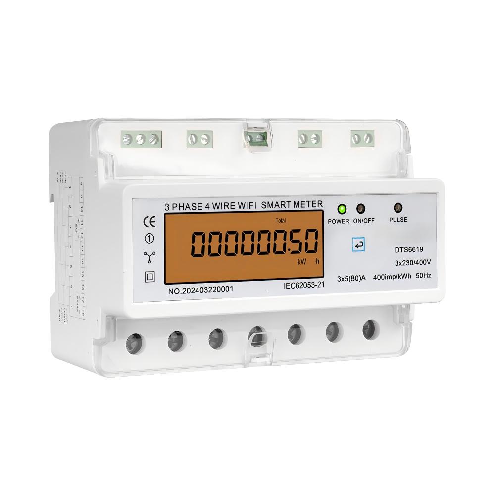 3-Phasen 4-Draht WLAN Smart En – Energy Meter Din Rail Wifi Bewertung und Preis