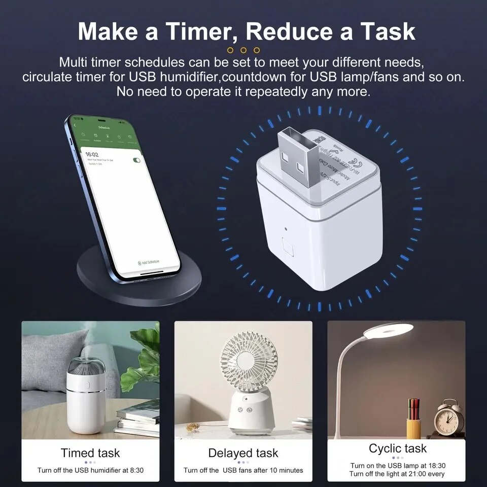 Intelligenter Micro-USB-Adapte – Smart Plug Mini Alexa Google Bewertung und Preis