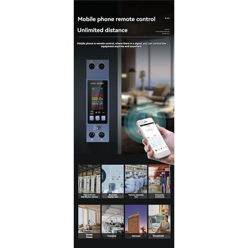 BHBD-5X TUYA WIFI Energiezähle – Energy Meter Din Rail Wifi Bewertung und Preis