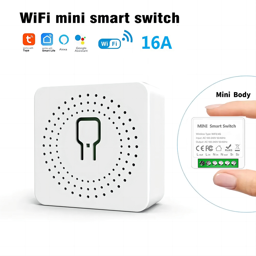 WLAN Mini Smart Switch 16A DIY – Smart Plug Mini Alexa Google Bewertung und Preis