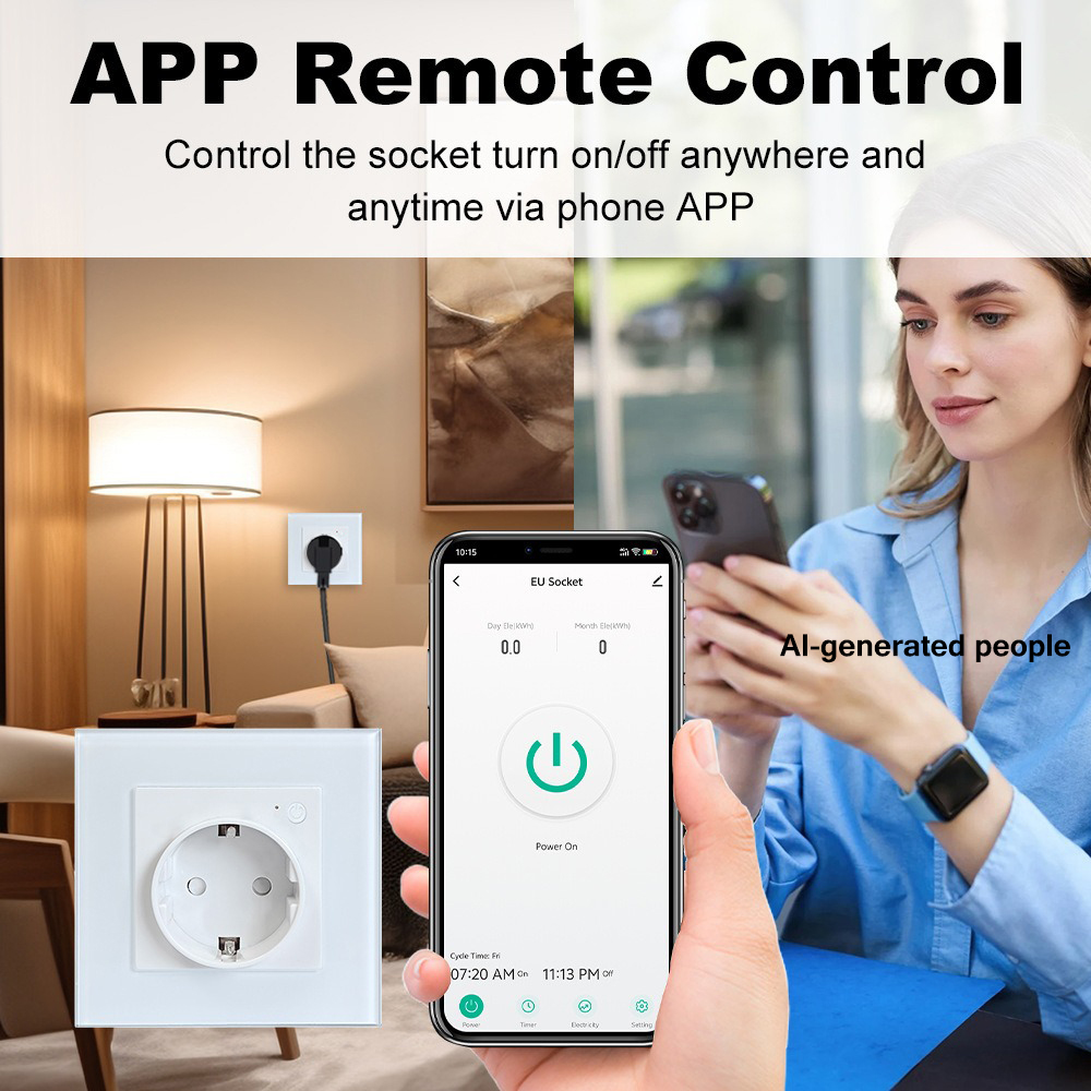 WLAN-fähige intelligente Wands – Smart Socket 16A Tuya App Bewertung und Preis