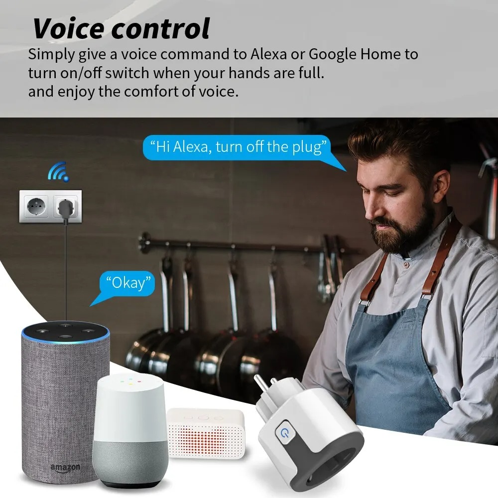 WLAN EU Smart-Steckdose Kompat – Smart Plug Energy Monitoring Wifi Bewertung und Preis