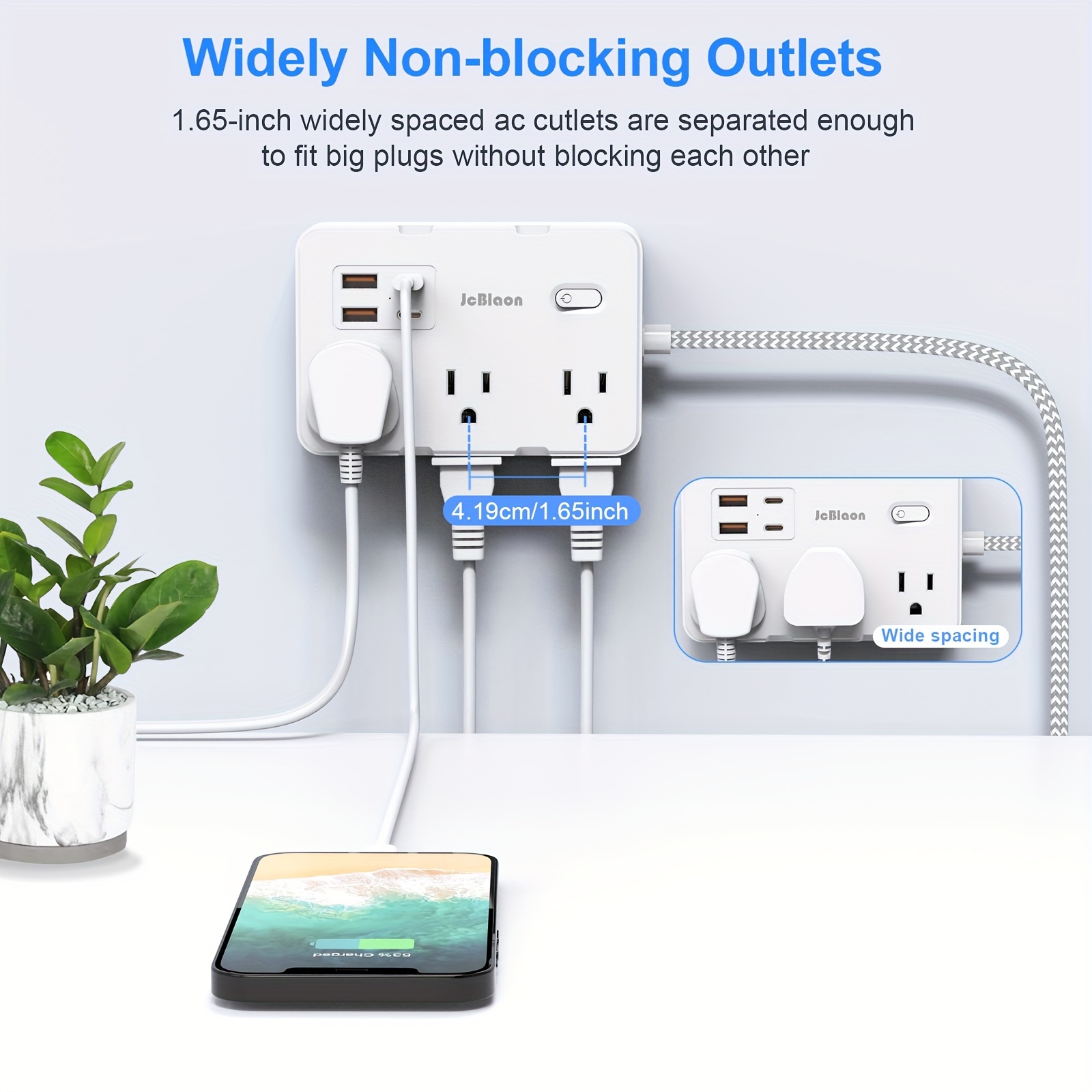 US-Stecker AC-Steckdose Multip – Smart Power Strip 4 Outlet Usb Bewertung und Preis