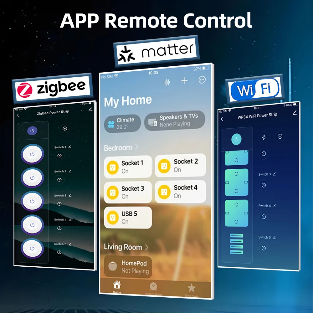 BORUIDAPLS ZigBee Matter WiFi  – Smart Plug Matter Thread Bewertung und Preis
