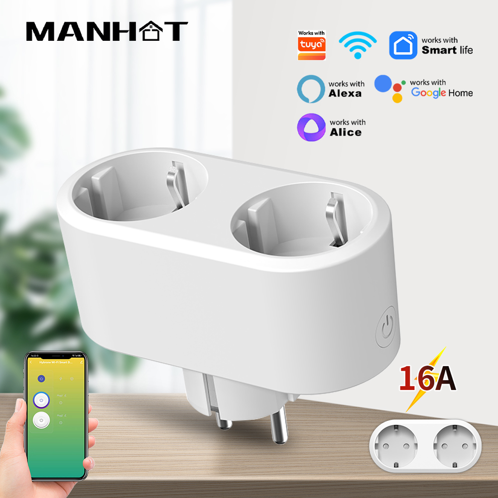 WLAN Smart Steckdose Doppelste – Smart Socket 16A Tuya App Bewertung und Preis