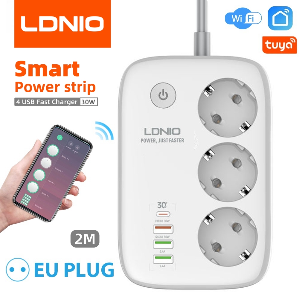 LDNIO Smart Power Streifen KR  – Smart Power Strip 4 Outlet Usb Bewertung und Preis