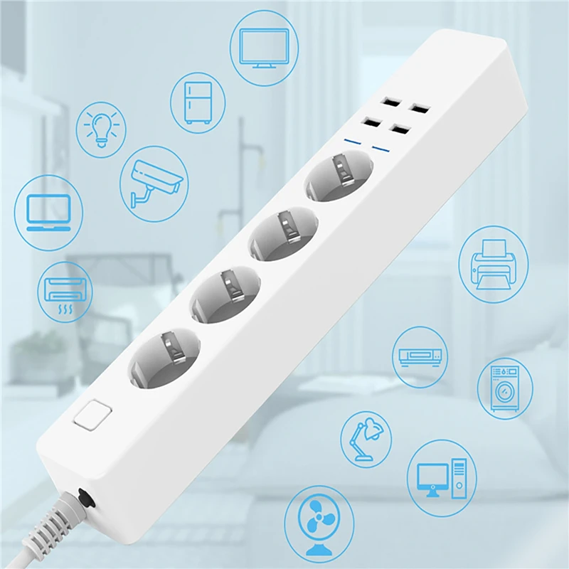 8-in-1 Multifunktionale WLAN-S – Smart Power Strip 4 Outlet Usb Bewertung und Preis