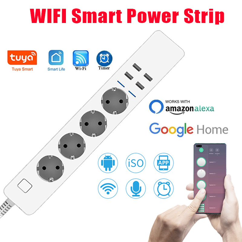 WLAN-Smart-Steckdosenleiste mi – Smart Power Strip 4 Outlet Usb Bewertung und Preis