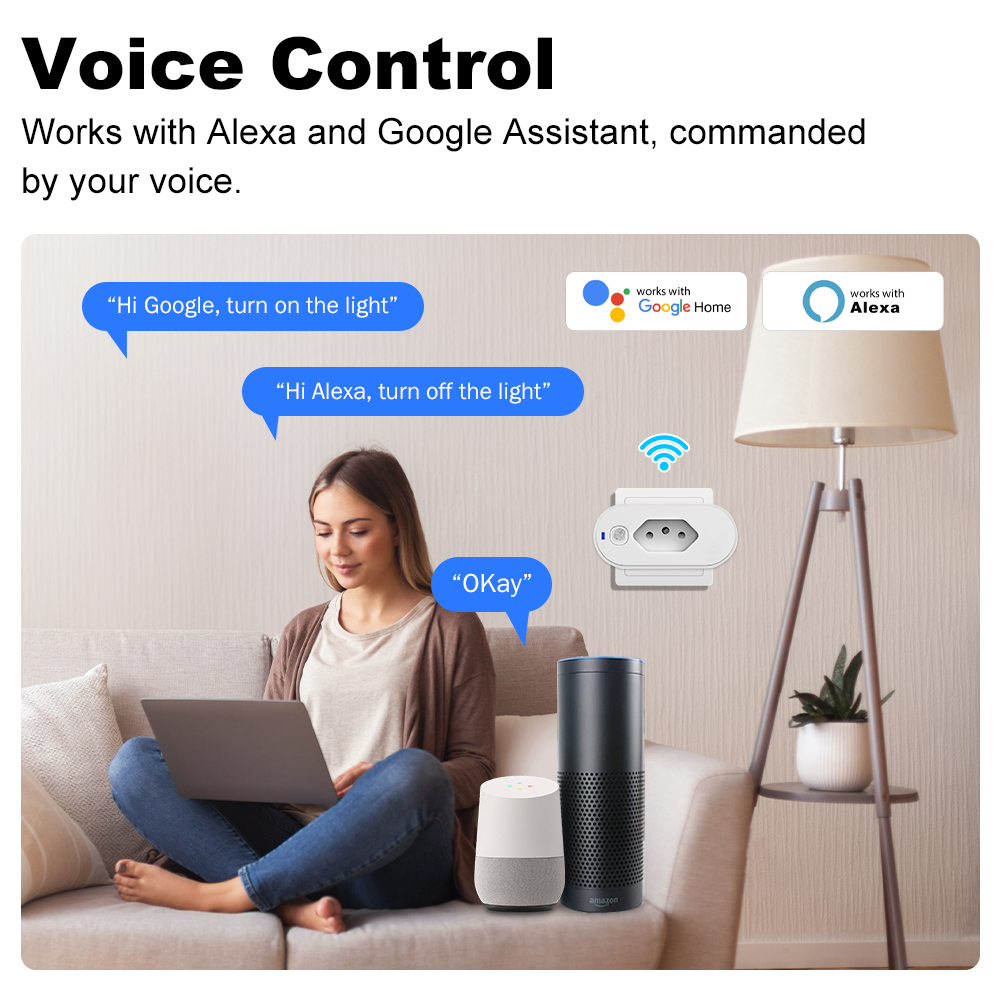 Brasilianischer WLAN-Smart-Ste – Smart Socket 16A Tuya App Bewertung und Preis