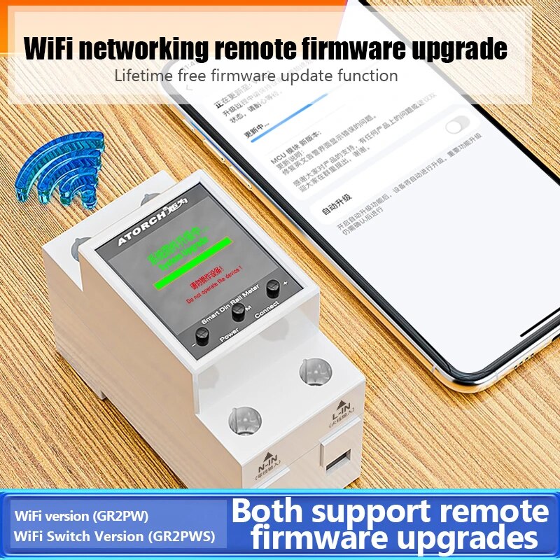 100A Tuya WiFi Din Rail Power  – Energy Meter Din Rail Wifi Bewertung und Preis