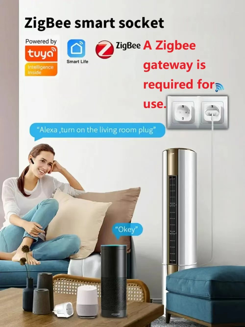Tuya Zigbee Smart Plug 16A/20A – Smart Plug Zigbee 16A Bewertung und Preis