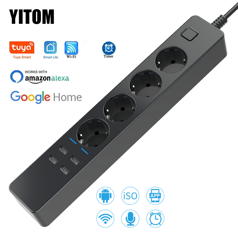 Intelligente Steckdosenleiste, – Smart Power Strip 4 Outlet Usb Bewertung und Preis