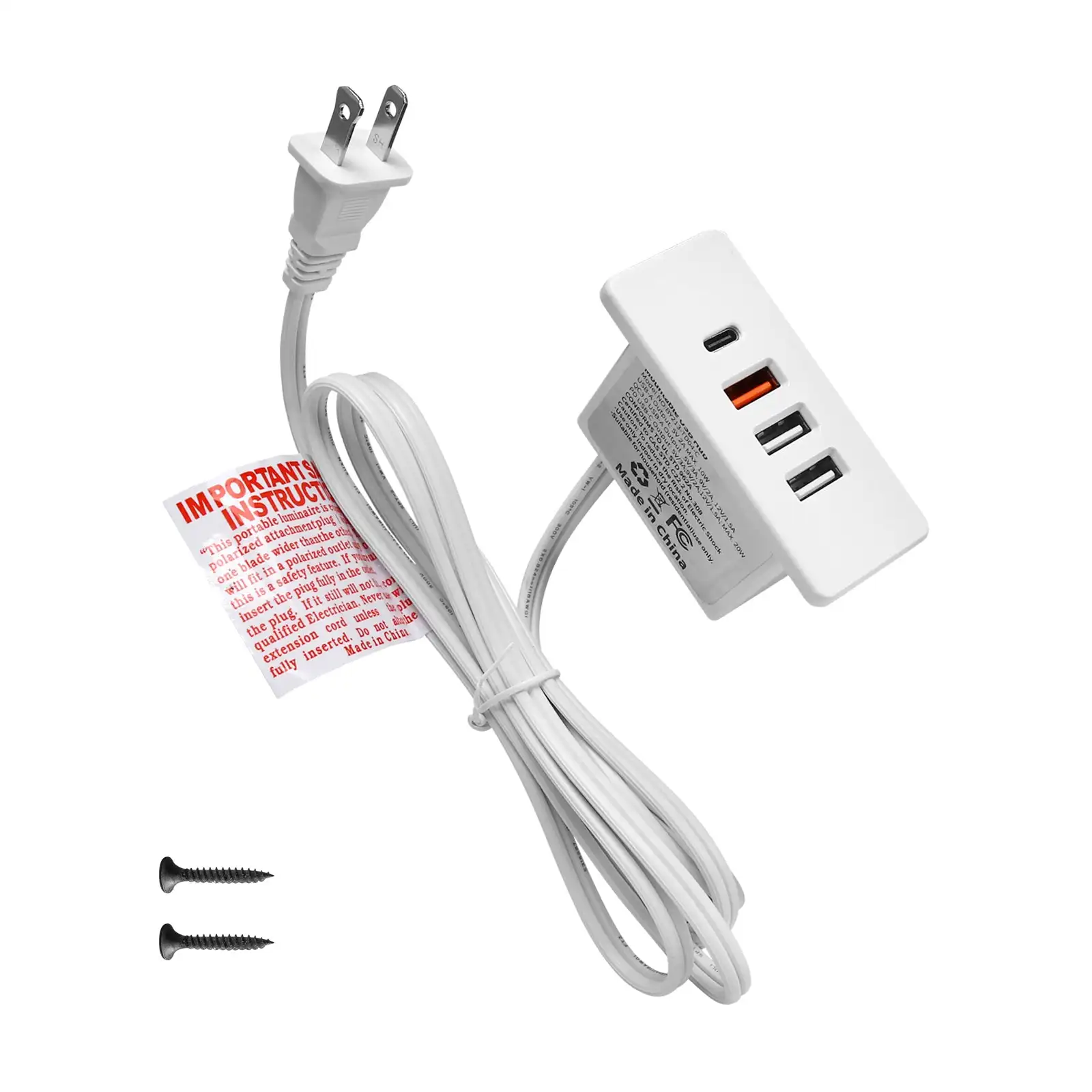 Eingebaute USB-C-Steckdosenlei – Smart Power Strip 4 Outlet Usb Bewertung und Preis