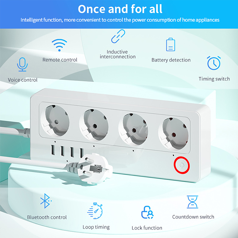 WLAN ZigBee Smart-Steckdosenle – Smart Power Strip 4 Outlet Usb Bewertung und Preis