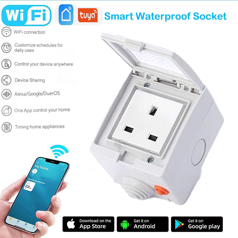 Tuya 16A Fr, EU, UK, US WiFi S – Smart Socket 16A Tuya App Bewertung und Preis
