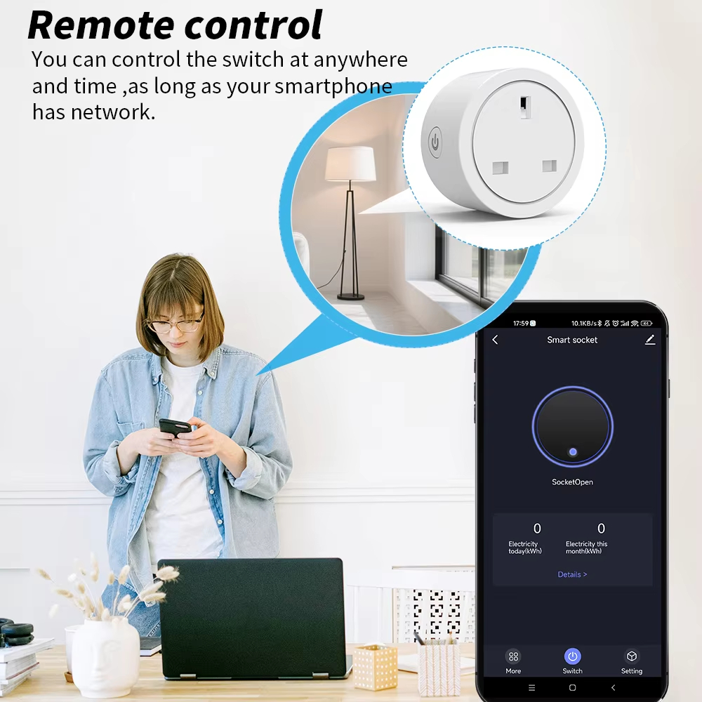 WiFi 16A Smart Steckdose UK-St – Smart Plug Energy Monitoring Wifi Bewertung und Preis
