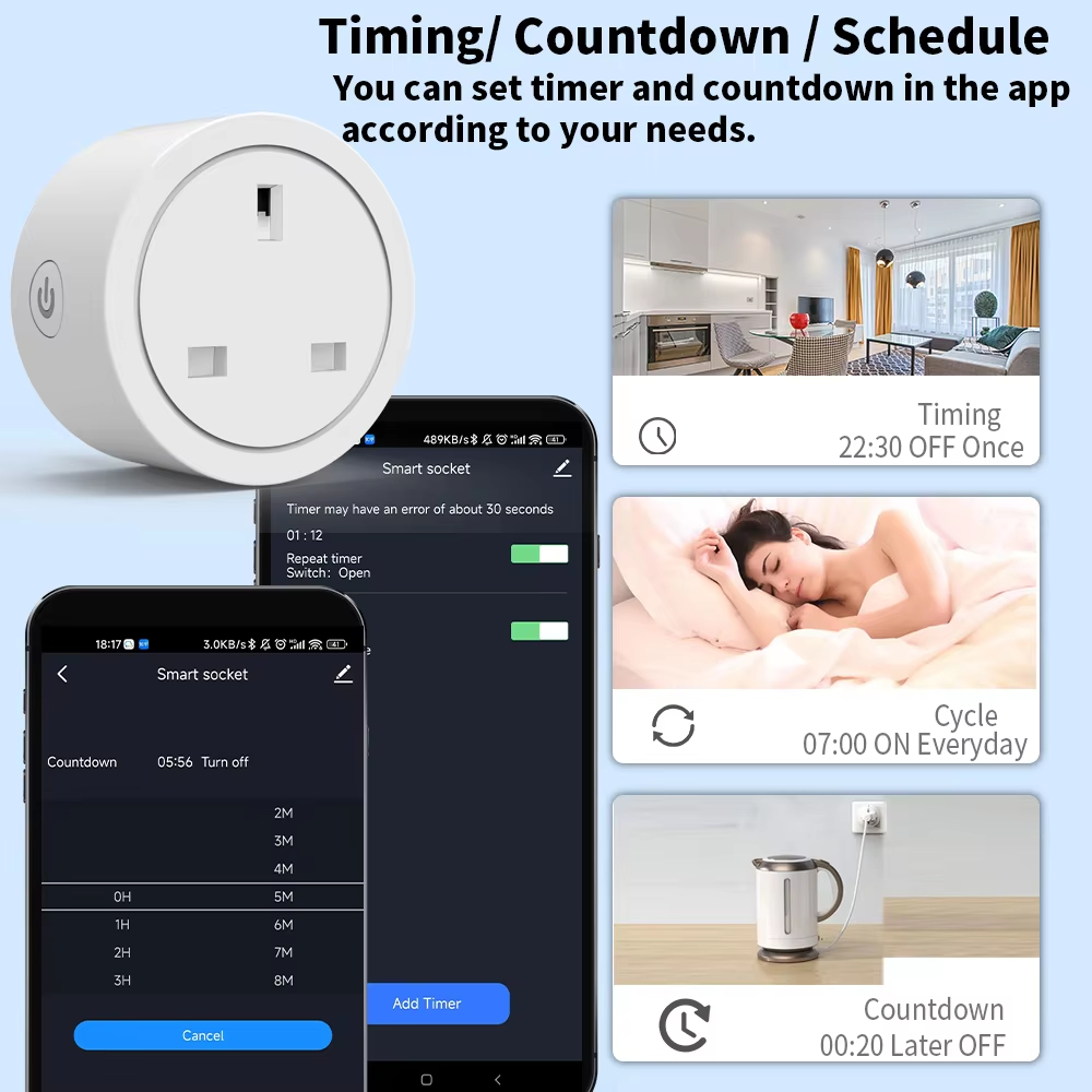 WiFi 16A Smart Steckdose UK-St – Smart Plug Energy Monitoring Wifi Bewertung und Preis