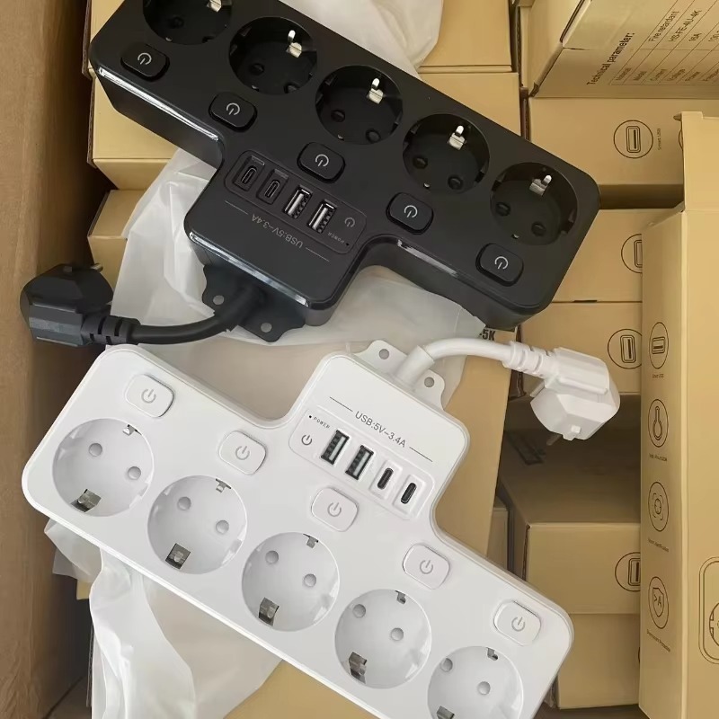EU-Standard-Kurzkabel-Multifun – Smart Power Strip 4 Outlet Usb Bewertung und Preis