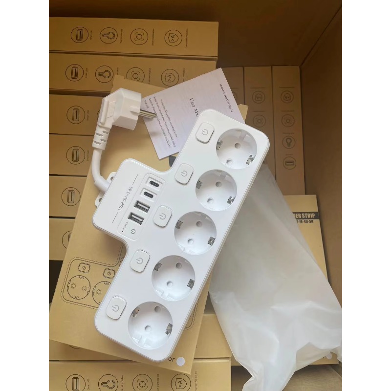 EU-Standard-Kurzkabel-Multifun – Smart Power Strip 4 Outlet Usb Bewertung und Preis