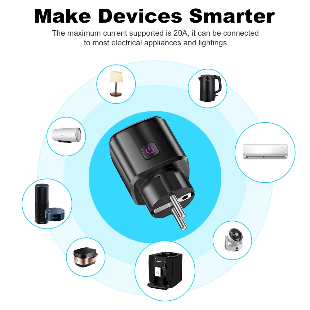 20A AC100-240V WLAN Smart Stec – Smart Plug Energy Monitoring Wifi Bewertung und Preis