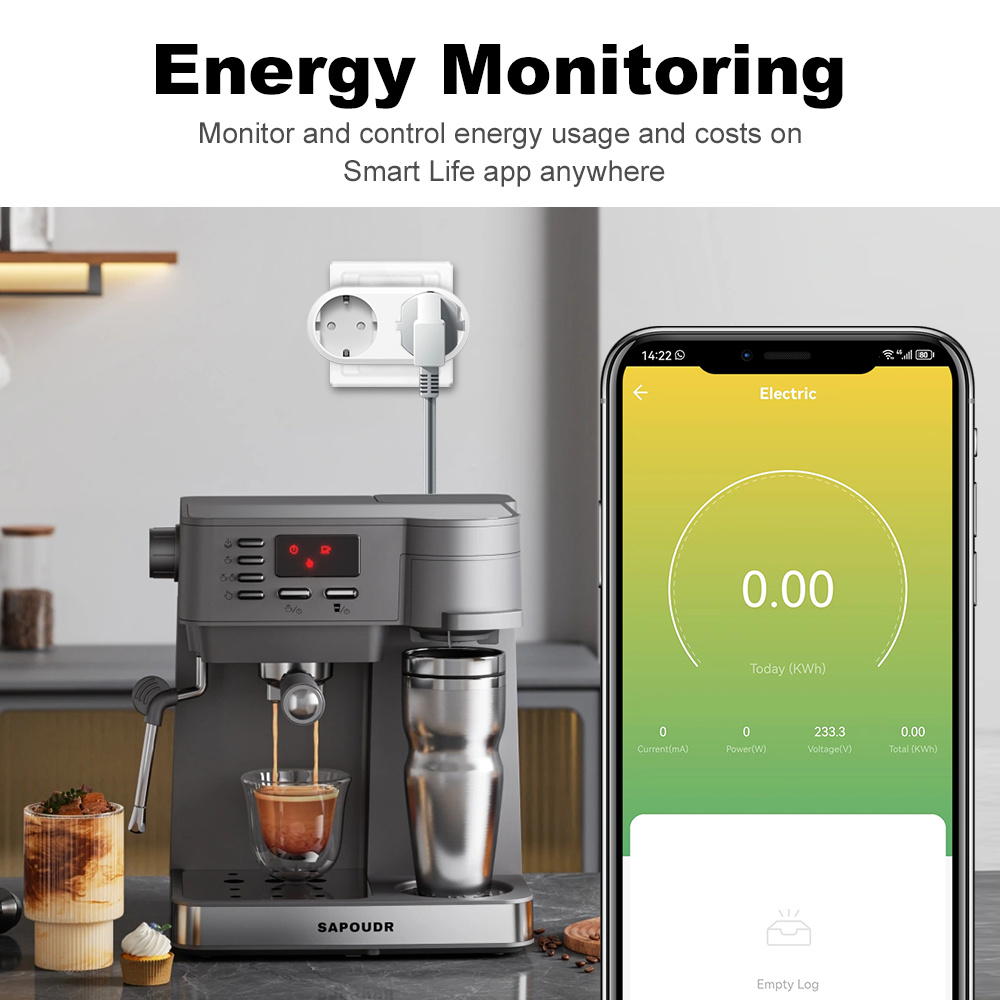 Manhot WIFI Smart Steckdose 2i – Smart Socket 16A Tuya App Bewertung und Preis