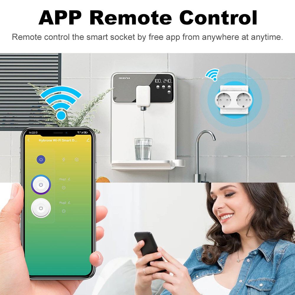 Manhot WIFI Smart Steckdose 2i – Smart Socket 16A Tuya App Bewertung und Preis