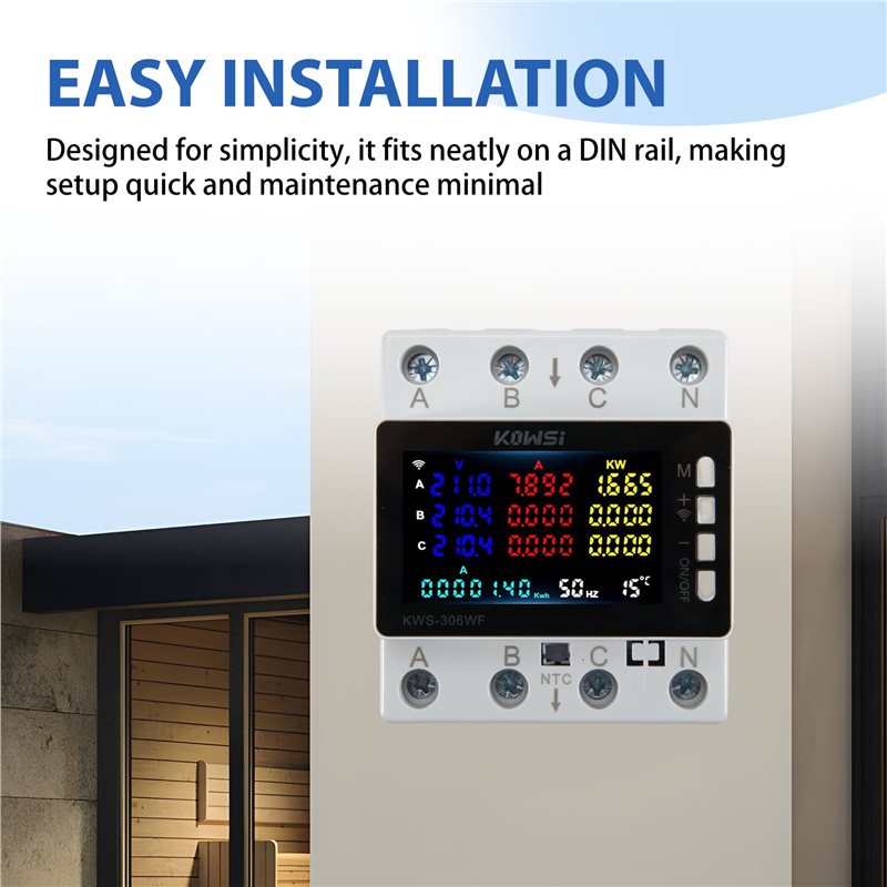 KOWSI Smart Tuya Wifi AC 85-29 – Energy Meter Din Rail Wifi Bewertung und Preis