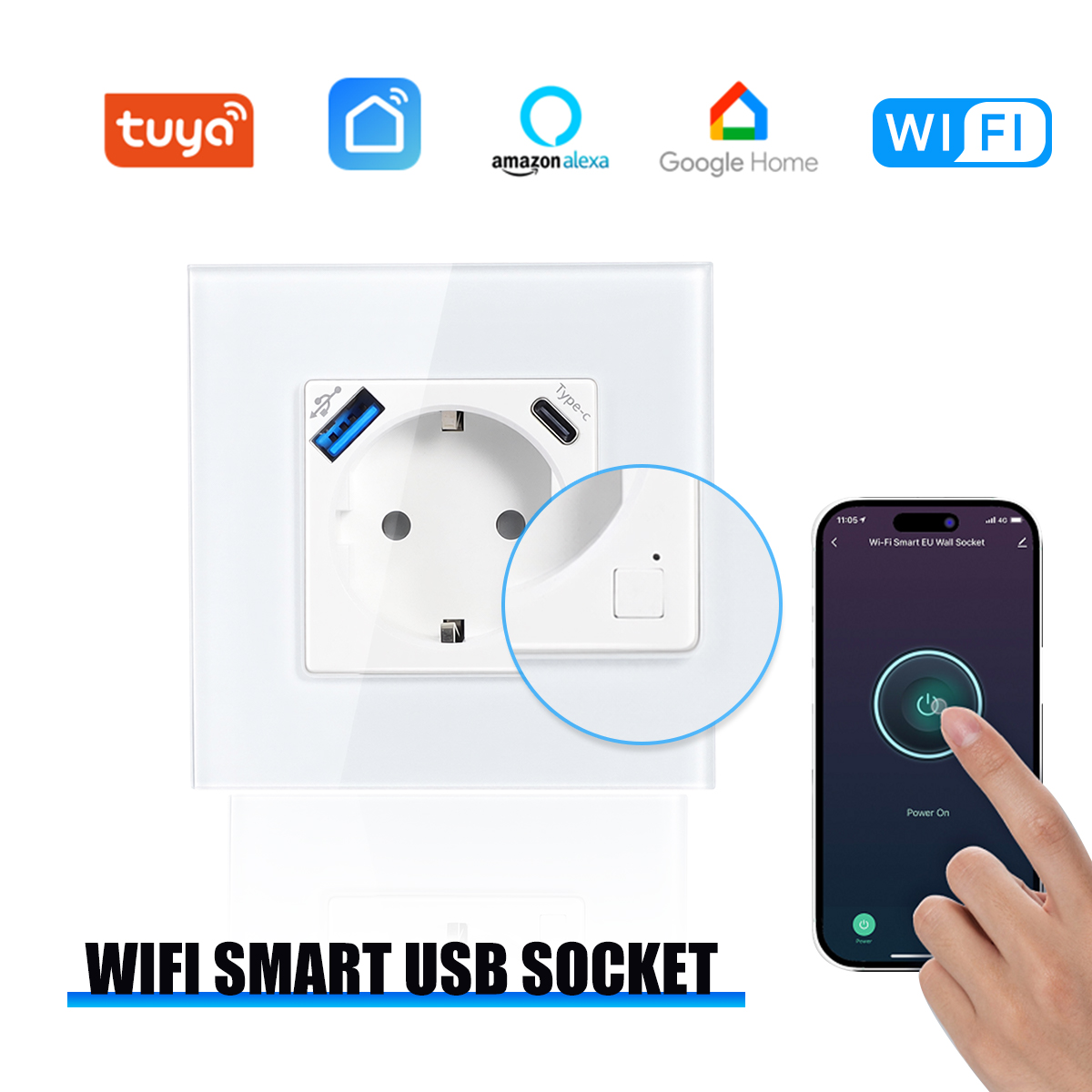 GEYA WLAN EU-Steckdose mit 20W – Smart Socket 16A Tuya App Bewertung und Preis