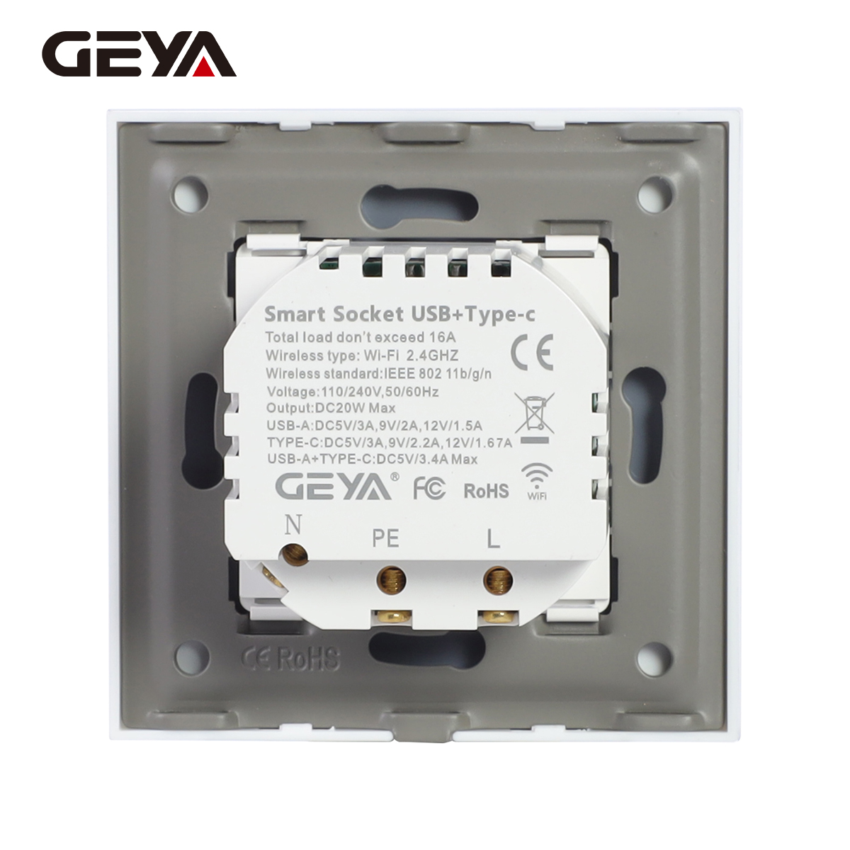 GEYA WLAN EU-Steckdose mit 20W – Smart Socket 16A Tuya App Bewertung und Preis