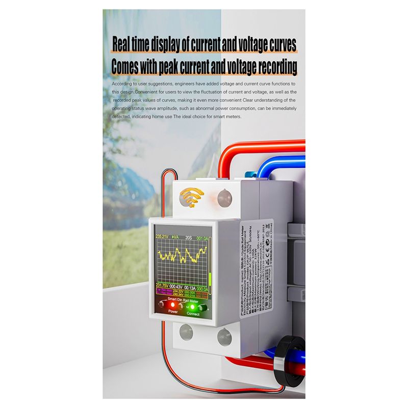 ABQU 100A Tuya WiFi Smart DIN- – Energy Meter Din Rail Wifi Bewertung und Preis