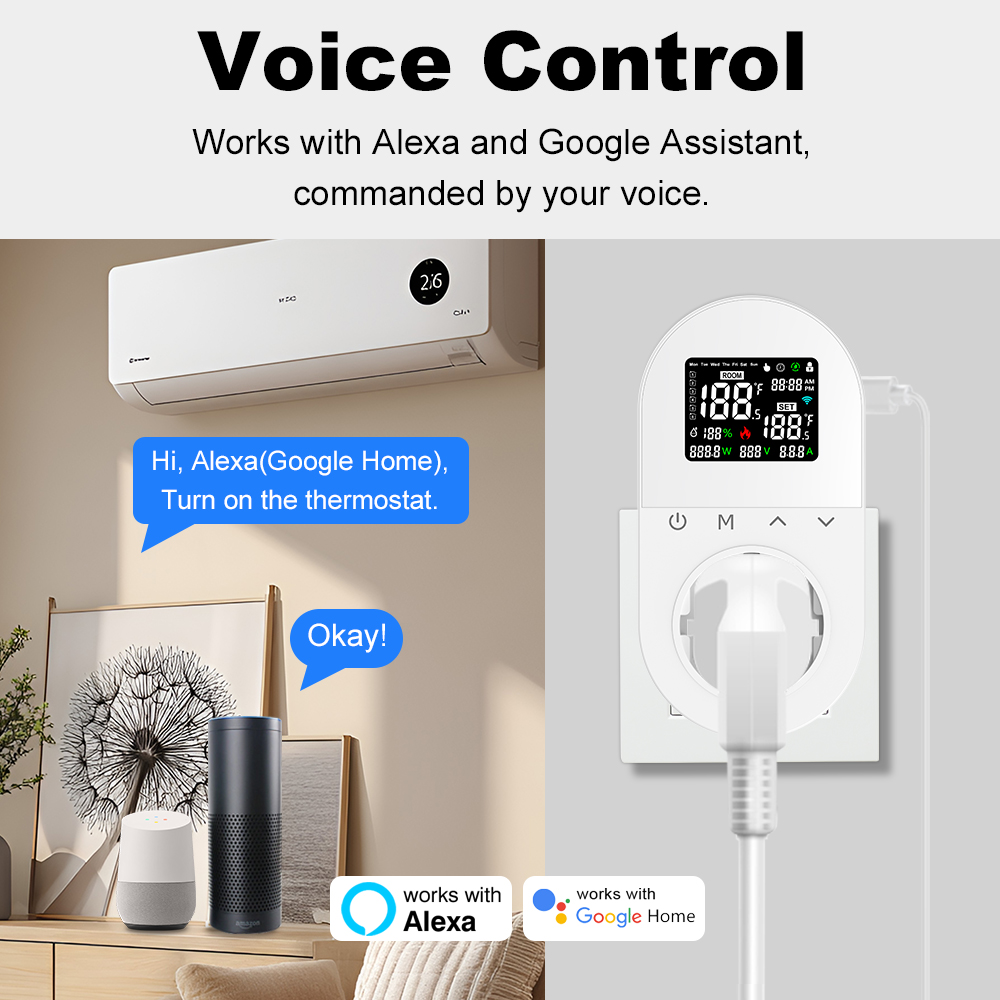 MANHOT 16A WiFi Smart Plug-in  – Smart Socket 16A Tuya App Bewertung und Preis