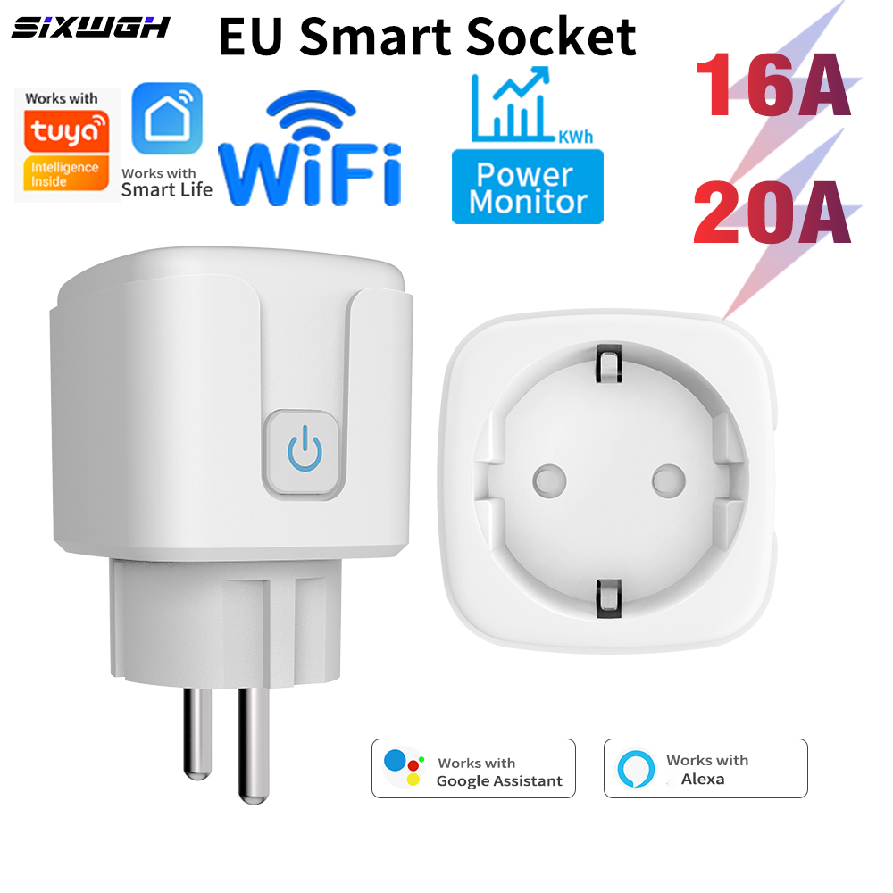 20A/16A Tuya WiFi Smart EU-Ste – Smart Socket With Timer Countdown Bewertung und Preis