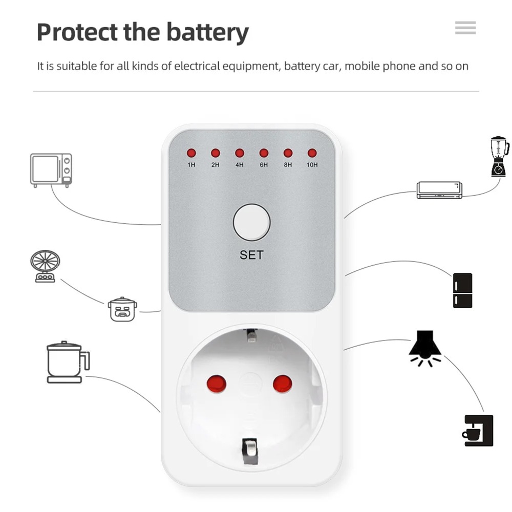 10-Stunden-Countdown-Timer-Ste – Smart Socket With Timer Countdown Bewertung und Preis