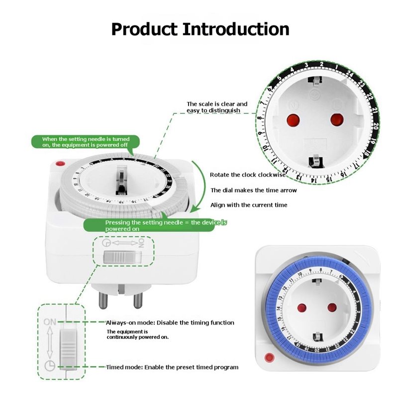 SYW-24-Stunden-Timer-Schalter, – Smart Socket With Timer Countdown Bewertung und Preis