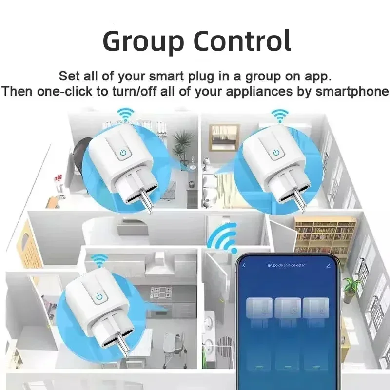 WLAN Smart Steckdose EU 16/20A – Smart Socket 16A Tuya App Bewertung und Preis