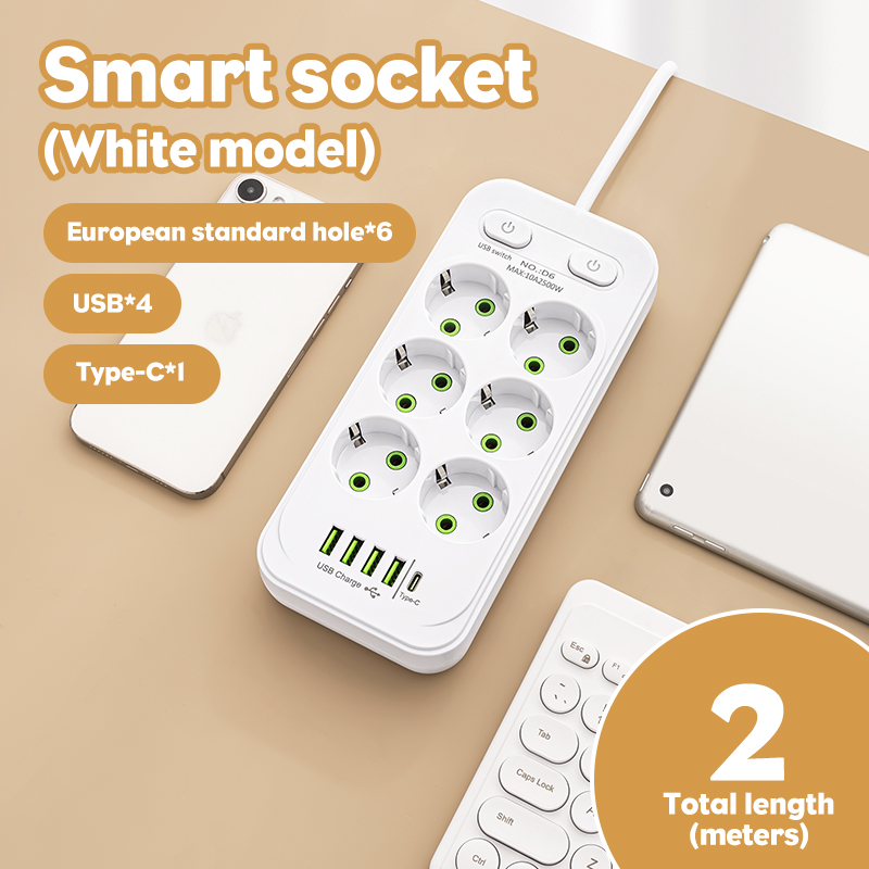 EU-Stecker Mehrfachsteckdose m – Smart Plug Surge Protector Bewertung und Preis