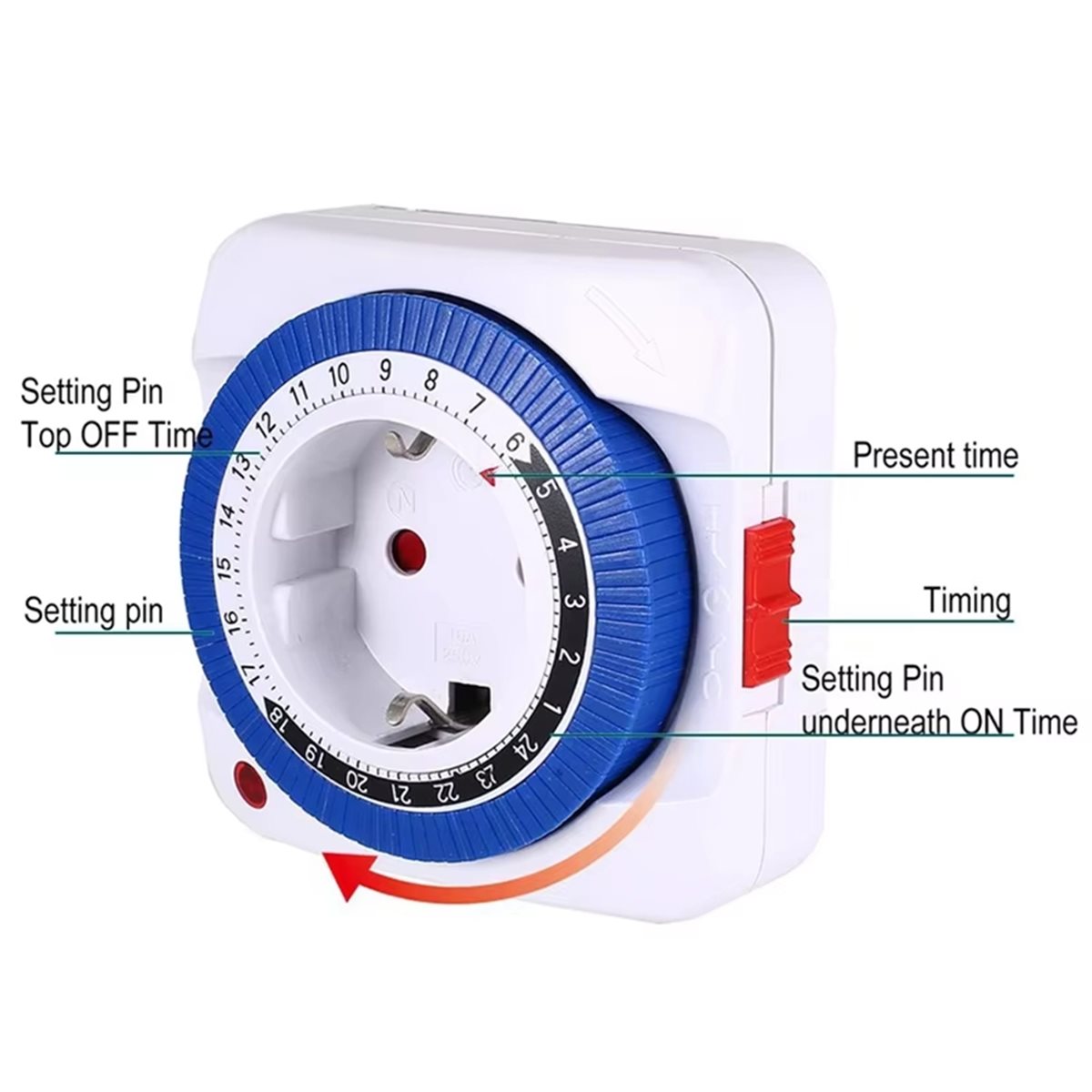 EU 24-Stunden-Timer-Schalter,  – Smart Socket With Timer Countdown Bewertung und Preis