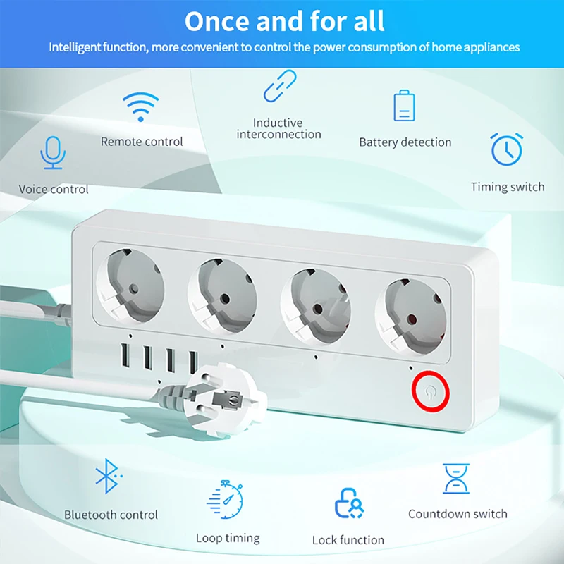 WLAN-ZigBee-Smart-Steckdosenle – Smart Power Strip 4 Outlet Usb Bewertung und Preis